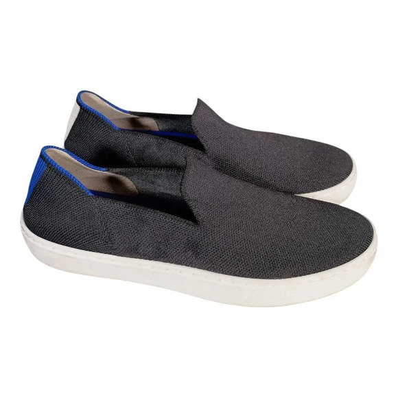 Rothys Loafers Flats Round Toe Black Knit Women's 6.5 - Picture 2 of 10